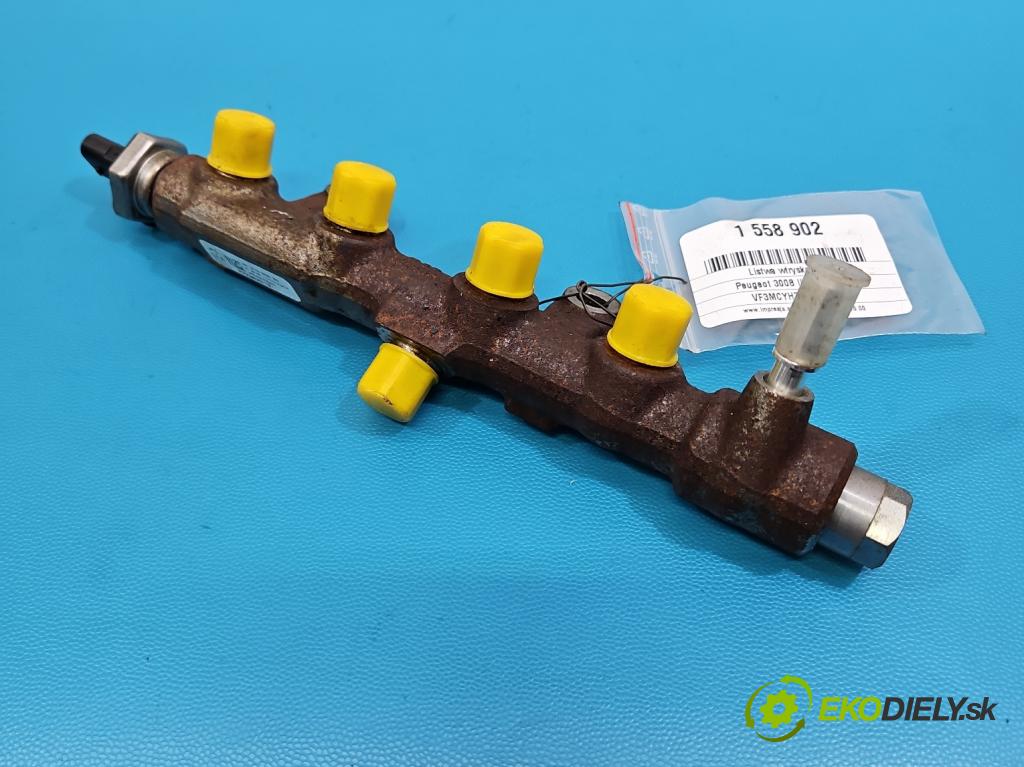 Peugeot 3008 II 2016-2023 1.5 hdi 131 hp automatic 96 kW 1499 cm3 5- lišta vstřikovací 9821399680 (Vstřikovací lišta)