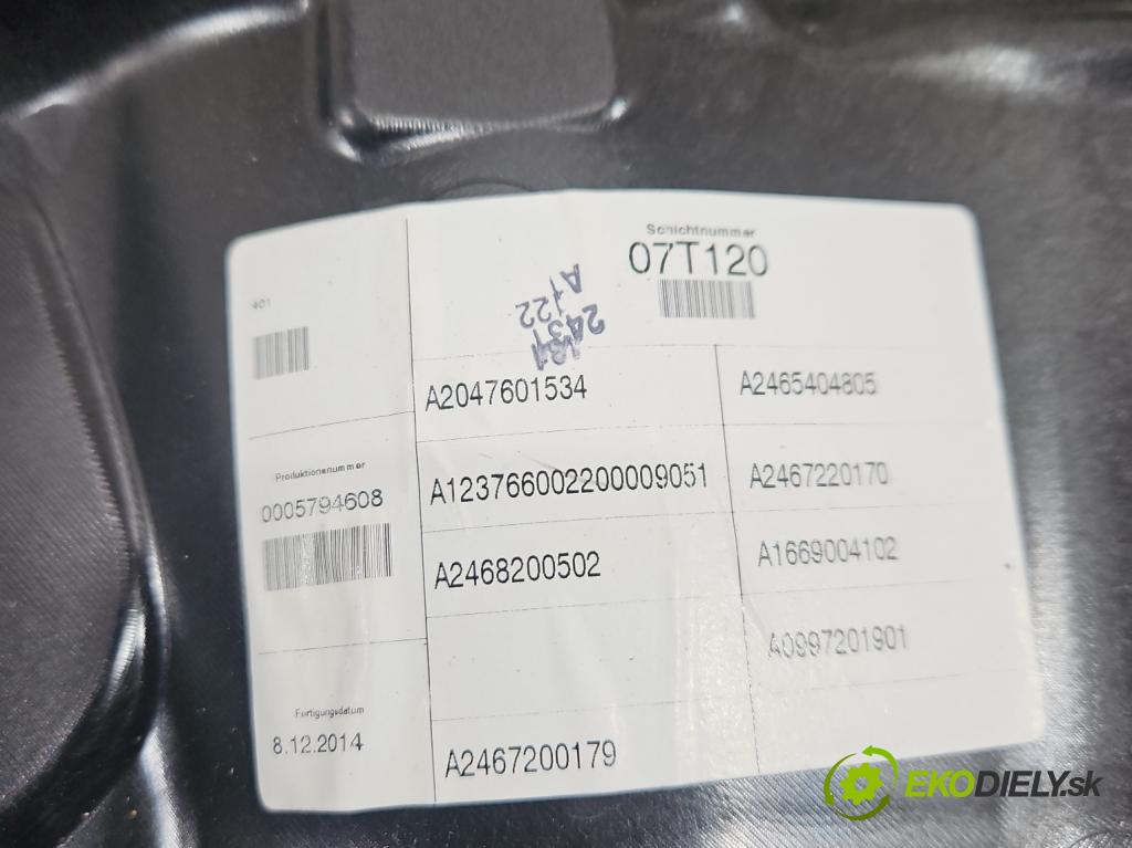 Mercedes B W246  2011-2018 2.1 cdi 136 HP automatic 100 kW 2143 cm3 5- mechanizmus okna predné ľavý 933865-101