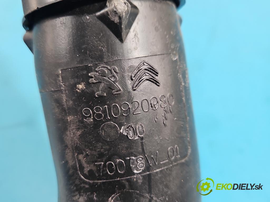 Peugeot 3008 II 2016-2023 1.5 hdi 131 HP automatic 96 kW 1499 cm3 5- Trubka: 9810920980