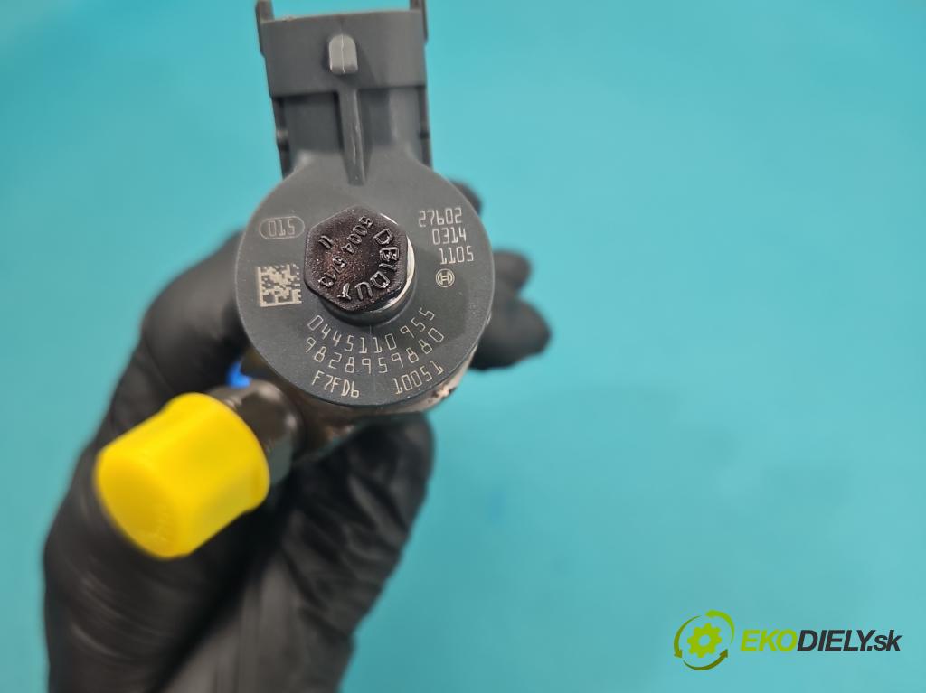 Peugeot 3008 II 2016-2023 1.5 hdi 131 hp automatic 96 kW 1499 cm3 5- vstřikovač 0445110955 (Vstřikovač paliva)