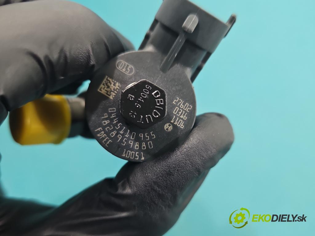 Peugeot 3008 II 2016-2023 1.5 hdi 131 hp automatic 96 kW 1499 cm3 5- vstřikovač 0445110955 (Vstřikovač paliva)