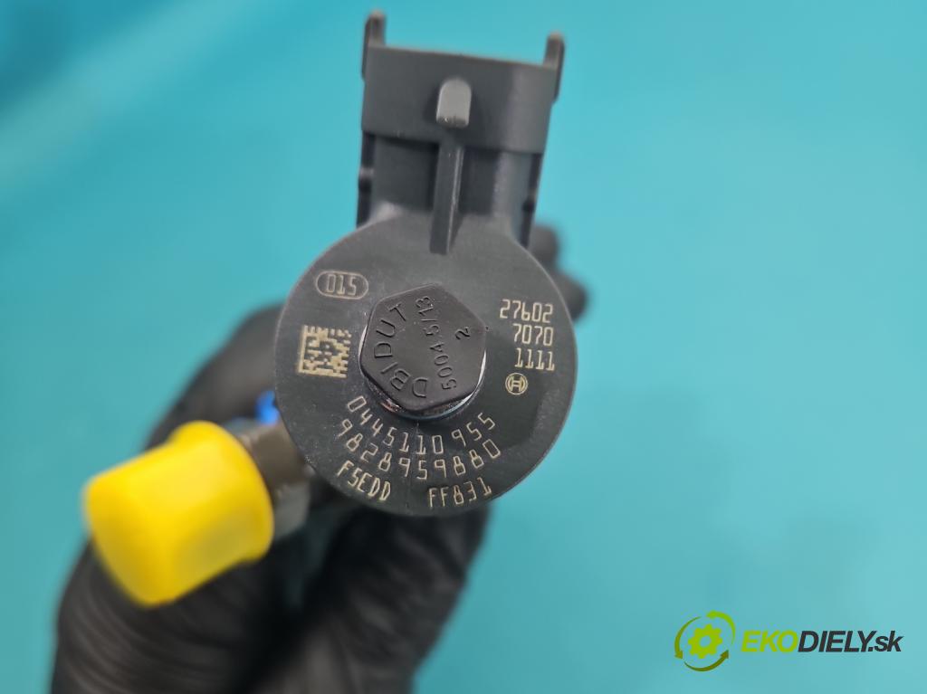 Peugeot 3008 II 2016-2023 1.5 hdi 131 hp automatic 96 kW 1499 cm3 5- vstřikovač 0445110955 (Vstřikovač paliva)