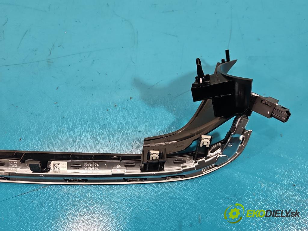 Opel Insignia B 2017-2022 2.0 T 260 HP automatic 191 kW 1998 cm3 5- lišta ozdobná vnitŕní: 39138921