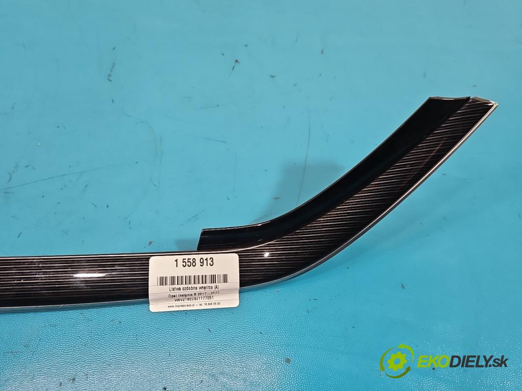 Opel Insignia B 2017-2022 2.0 T 260 HP automatic 191 kW 1998 cm3 5- lišta ozdobná vnitŕní: 39138921