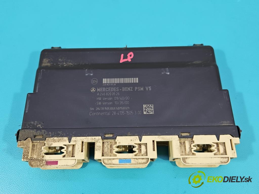 Mercedes B W246  2011-2018 2.1 cdi 136 HP automatic 100 kW 2143 cm3 5- riadiaca jednotka ostatné A2468200526