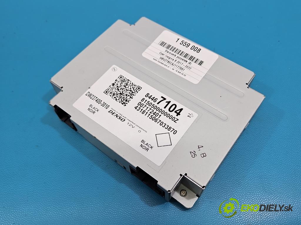 Opel Insignia B 2017-2022 2.0 T 260 hp automatic 191 kW 1998 cm3 5- řídící jednotka 84467104