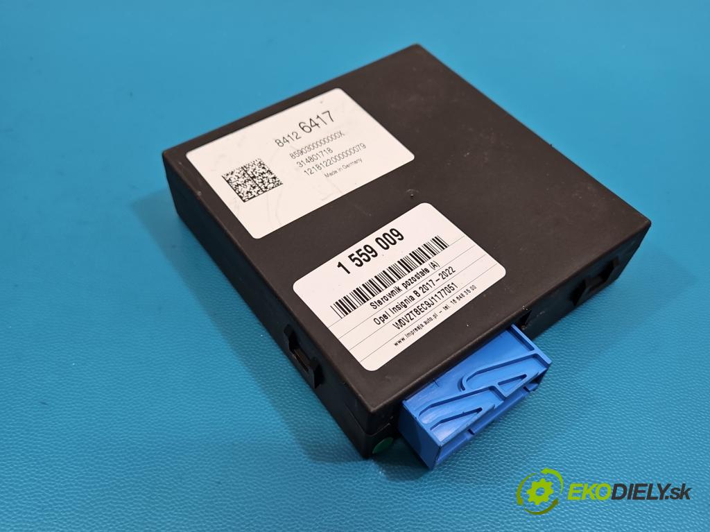 Opel Insignia B 2017-2022 2.0 T 260 hp automatic 191 kW 1998 cm3 5- řídící jednotka 84126417