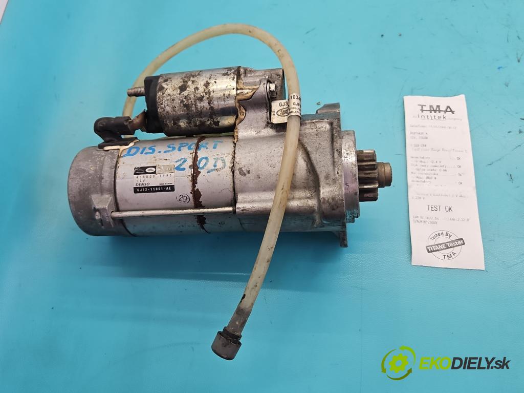 Land rover Range Rover Evoque I 2011-2018 2.0 td 150 hp automatic 110 kW 1999 cm3 5- startér: 438000-1993 (Startér)