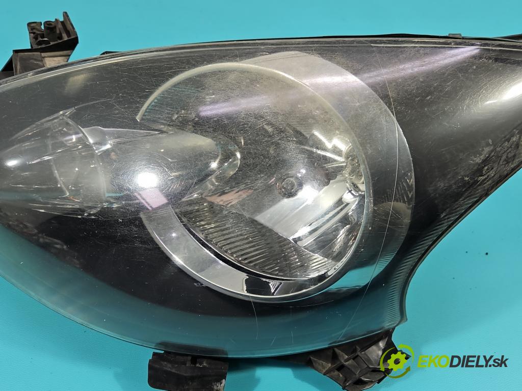 Toyota Aygo 2005-2014 1.0 12V 68 HP manual 50 kW 998 cm3 5- Reflektor: ľavý 81150-0H070 (Kľučka dverí ostatné)