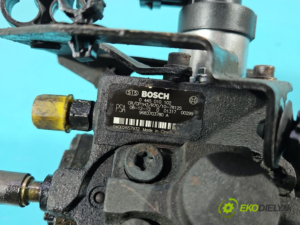 Peugeot Partner I 1996-2008 1.6 hdi 75 HP manual 55.2 kW 1560 cm3 5- čerpadlo vstrekovacia 0445010102 (Vstrekovacie čerpadlo)
