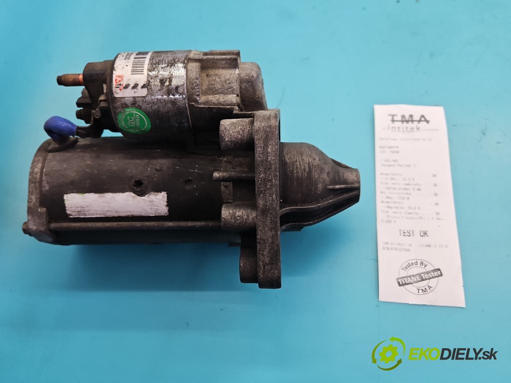 Peugeot Partner I 1996-2008 1.6 hdi 75 hp manual 55.2 kW 1560 cm3 5- startér:  (Startér)