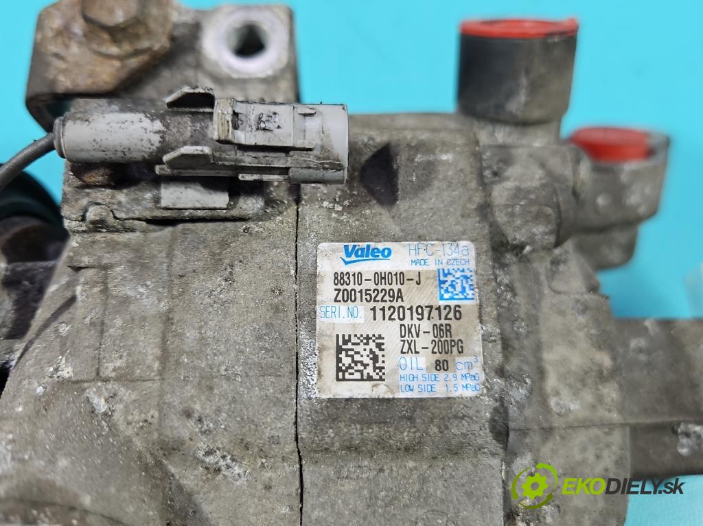 Toyota Aygo 2005-2014 1.0 12V 68 hp manual 50 kW 998 cm3 5- Kompresor: klíma 88310-0H010-J (Kompresor klimatizace)