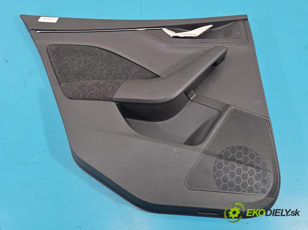 Skoda Scala 2019- 1.5 TSI 150 HP manual 110 kW 1498 cm3 5- Čalounictví: dvere zadné ľavé 654867023BQ