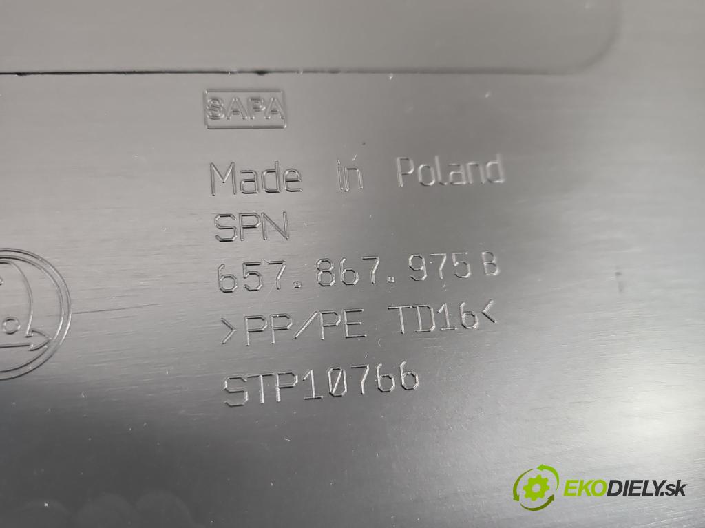 Skoda Scala 2019- 1.5 TSI 150 HP manual 110 kW 1498 cm3 5- Čalounictví: kufrové dvere 657867605