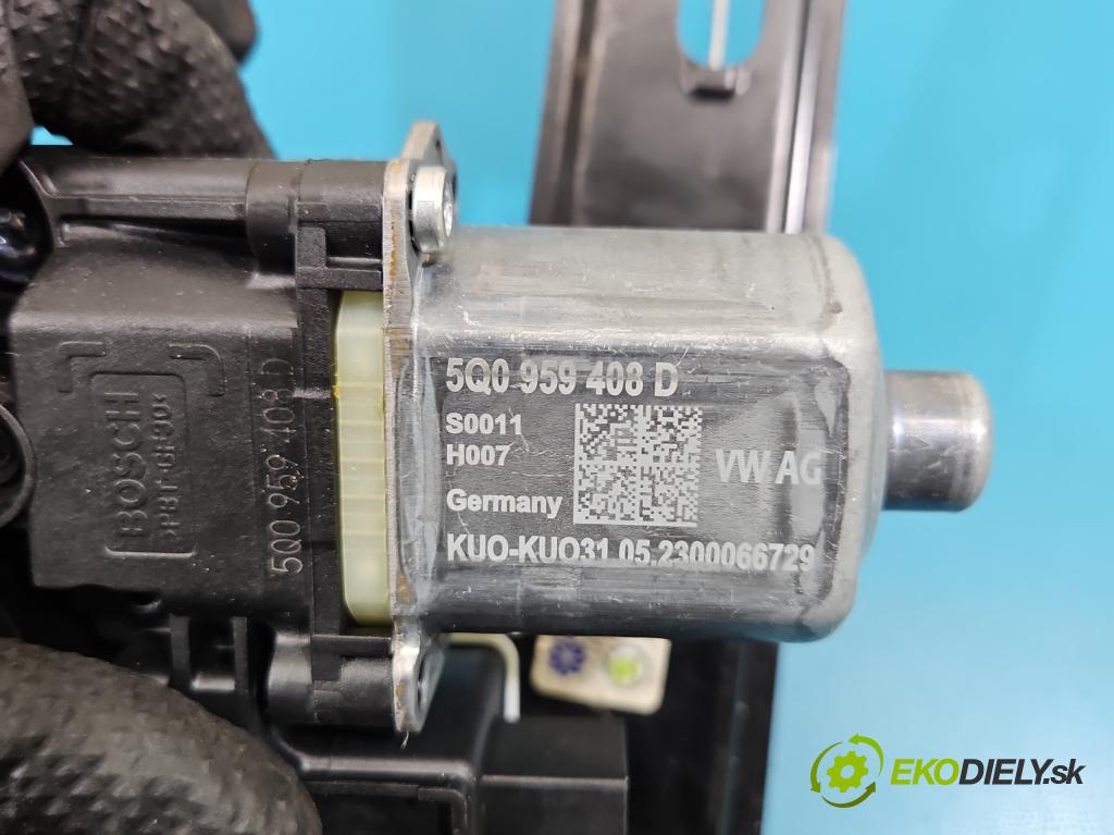 Skoda Scala 2019- 1.5 TSI 150 HP manual 110 kW 1498 cm3 5- mechanizmus okna zadné pravý 5Q0959408D