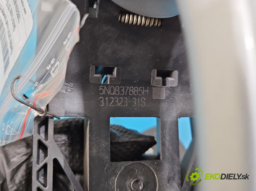 Skoda Scala 2019- 1.5 TSI 150 HP manual 110 kW 1498 cm3 5- rukoväť predné ľavé mimo: 5N0837885H (Kľučka dverí vonkajšia predná ľavá)