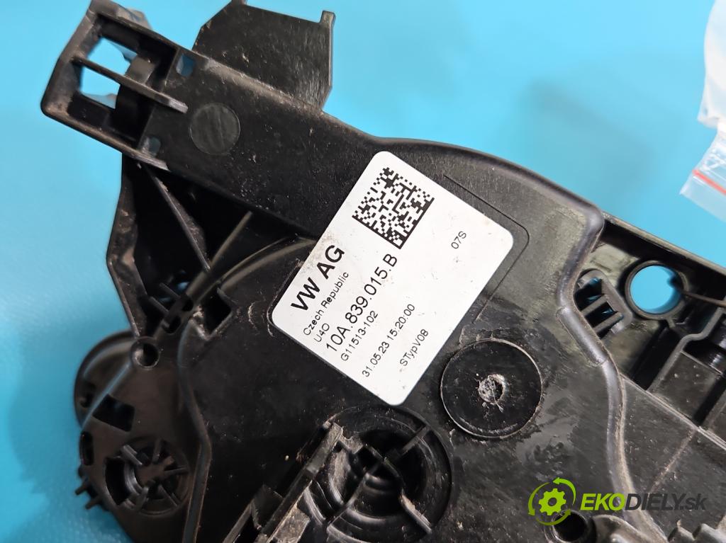 Skoda Scala 2019- 1.5 TSI 150 HP manual 110 kW 1498 cm3 5- zámok zadné ľavý 10A839015B