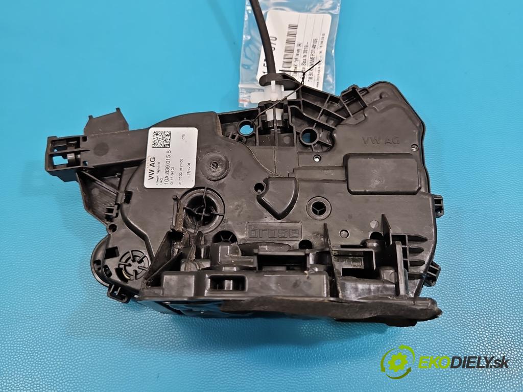 Skoda Scala 2019- 1.5 TSI 150 HP manual 110 kW 1498 cm3 5- zámok zadné ľavý 10A839015B