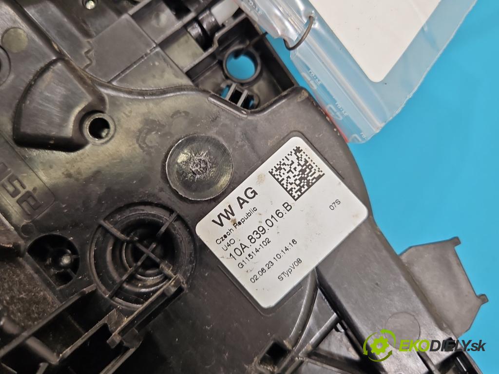 Skoda Scala 2019- 1.5 TSI 150 HP manual 110 kW 1498 cm3 5- zámok zadné pravý 10A839016B