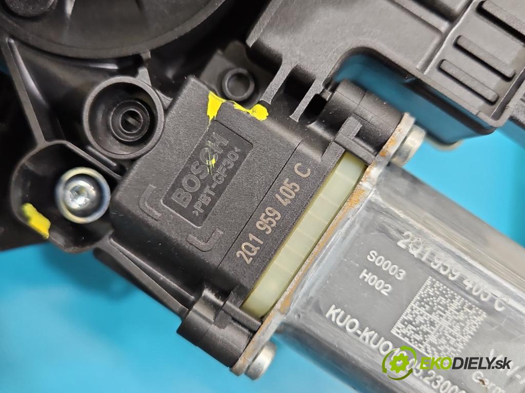 Skoda Scala 2019- 1.5 TSI 150 HP manual 110 kW 1498 cm3 5- mechanizmus okna predné ľavý 0130822065