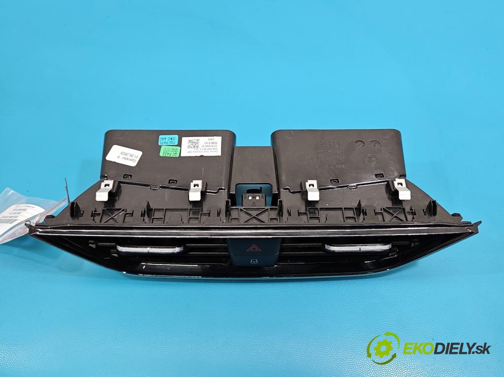 Skoda Scala 2019- 1.5 TSI 150 HP manual 110 kW 1498 cm3 5- Mřížka: kúrenia stredová 654820951 (Mriežka kúrenia (fukár))