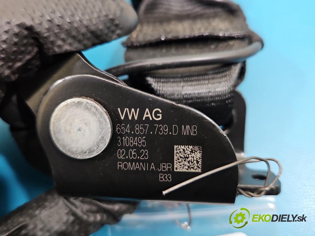 Skoda Scala 2019- 1.5 TSI 150 HP manual 110 kW 1498 cm3 5- pas bezpečnosť: zadné ľavý 654857739D