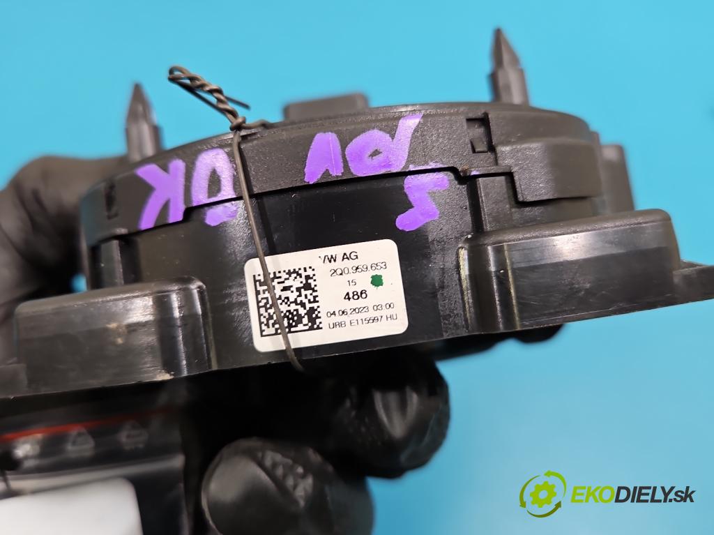 Skoda Scala 2019- 1.5 TSI 150 hp manual 110 kW 1498 cm3 5- Páska: airbag 2Q0959653 (Airbag)