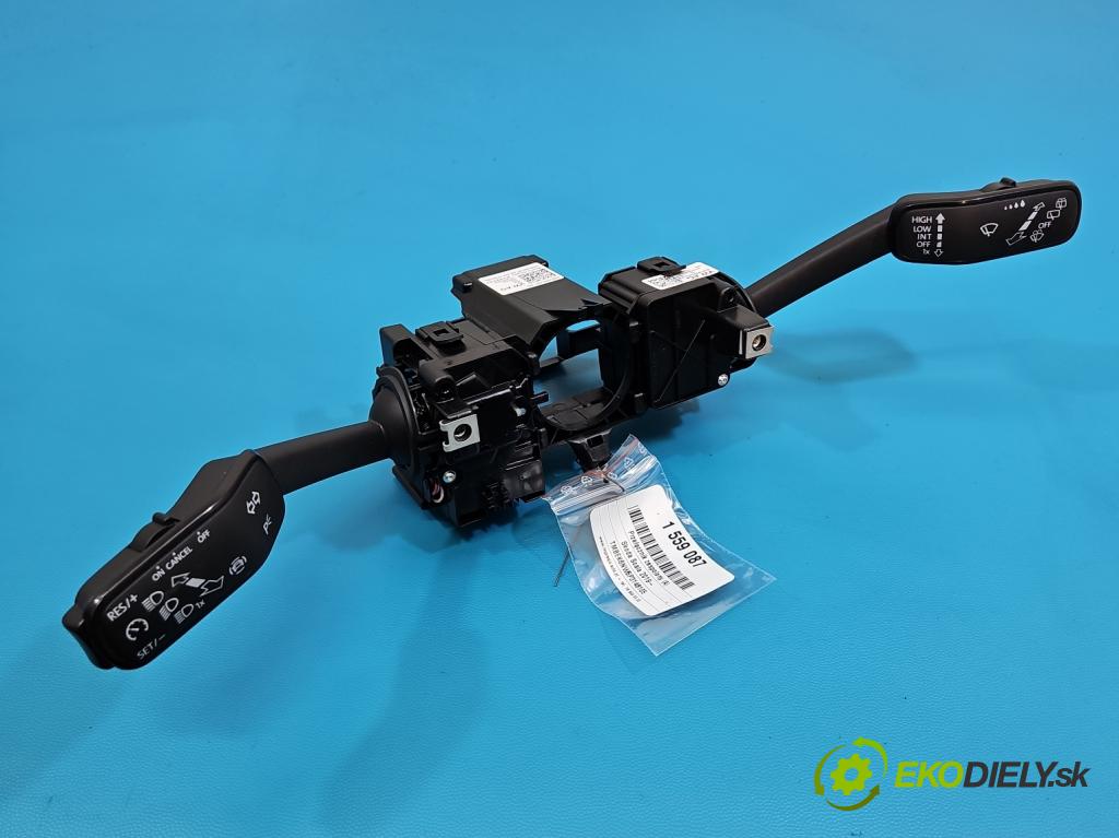 Skoda Scala 2019- 1.5 TSI 150 HP manual 110 kW 1498 cm3 5- prepínač komplex: 2Q0953521AB (Prepínacie páčky pod volantom)