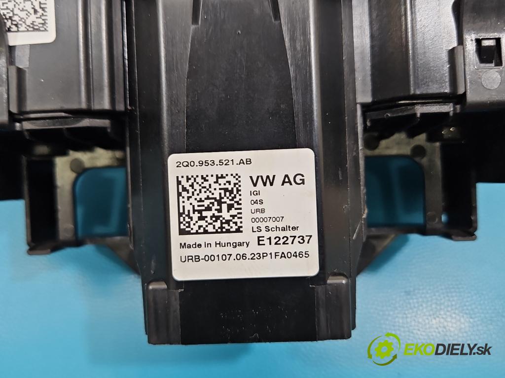 Skoda Scala 2019- 1.5 TSI 150 HP manual 110 kW 1498 cm3 5- prepínač komplex: 2Q0953521AB (Prepínacie páčky pod volantom)