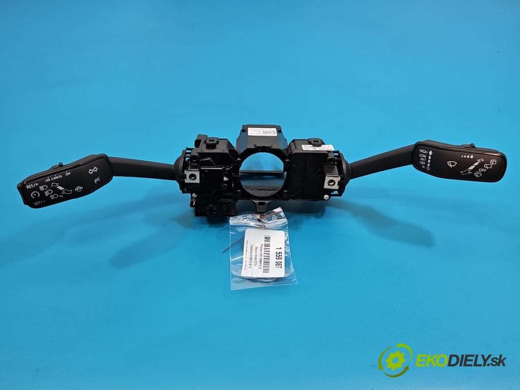 Skoda Scala 2019- 1.5 TSI 150 HP manual 110 kW 1498 cm3 5- prepínač komplex: 2Q0953521AB (Prepínacie páčky pod volantom)