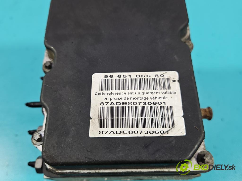 Citroen C4 Grand picasso I 2006-2013 2.0 16V 140 HP automatic 103 kW 1997 cm3 5- čerpadlo abs 9665106680 (Pumpa ABS)