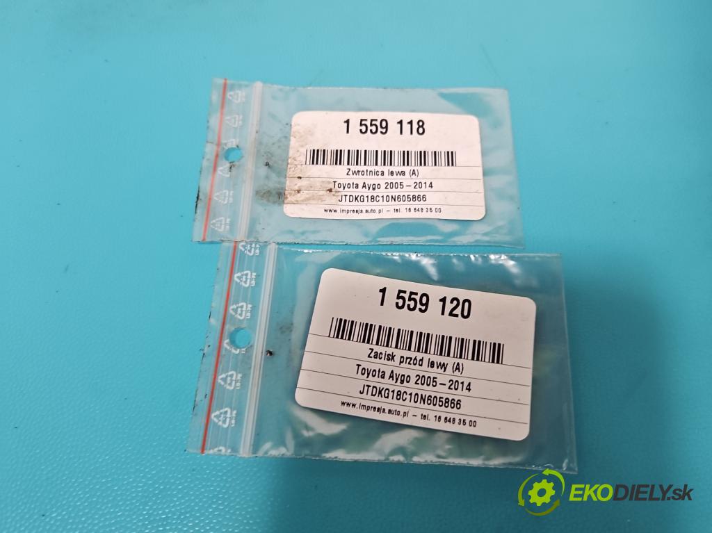 Toyota Aygo 2005-2014 1.0 12V 68 HP manual 50 kW 998 cm3 5- náboj ľavé  (Náboj kolesa)