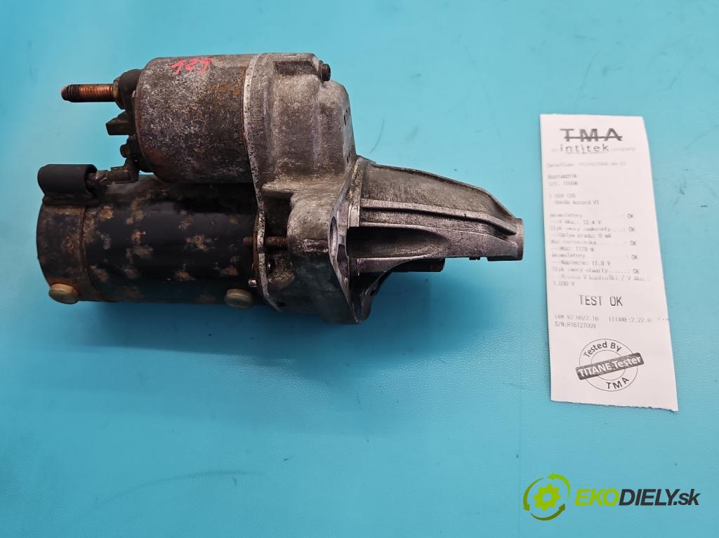 Honda Accord VI 1998-2002 2.0 16V 147 hp manual 108 kW 1997 cm3 4- startér: D6RA81 (Startér)