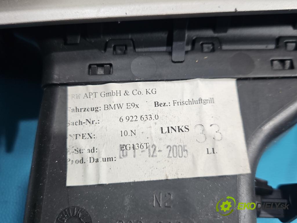 Bmw 3 E90 2005-2013 2.0d (M47): 163 HP manual 120 kW 1995 cm3 5- lišta ozdobná vnitŕní: 7078571