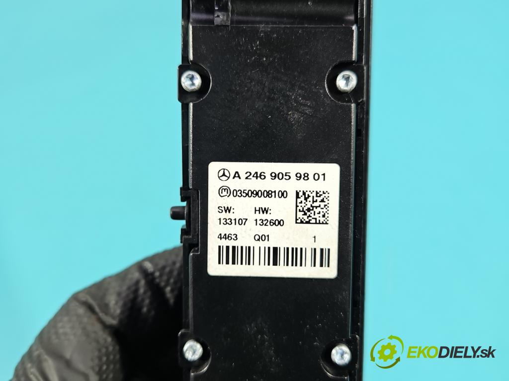 Mercedes B W246  2011-2018 2.1 cdi 136hp automatic 100 kW 2143 cm3 5- Přepínač světel nouzový: A2469059801