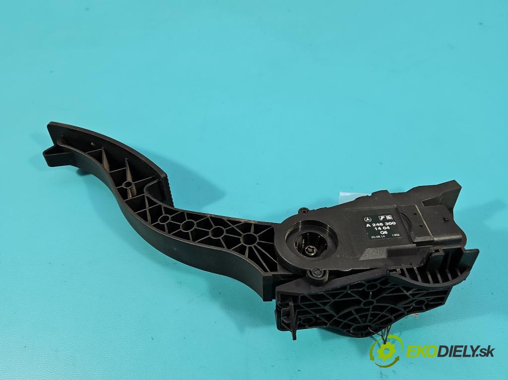Mercedes B W246  2011-2018 2.1 cdi 136 HP automatic 100 kW 2143 cm3 5- pedal plyn potenciometr: A2463001404