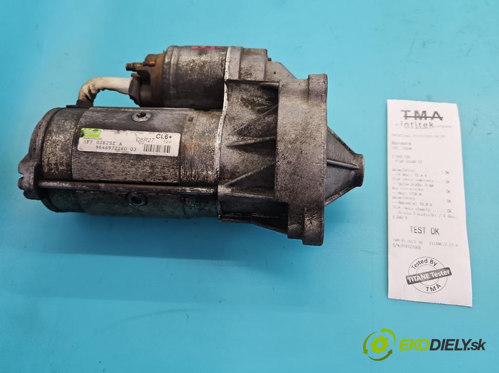 Fiat Scudo II 2006-2016 2.0 jtd 120 hp manual 88 kW 1997 cm3 5- startér: D8R27 (Startér)