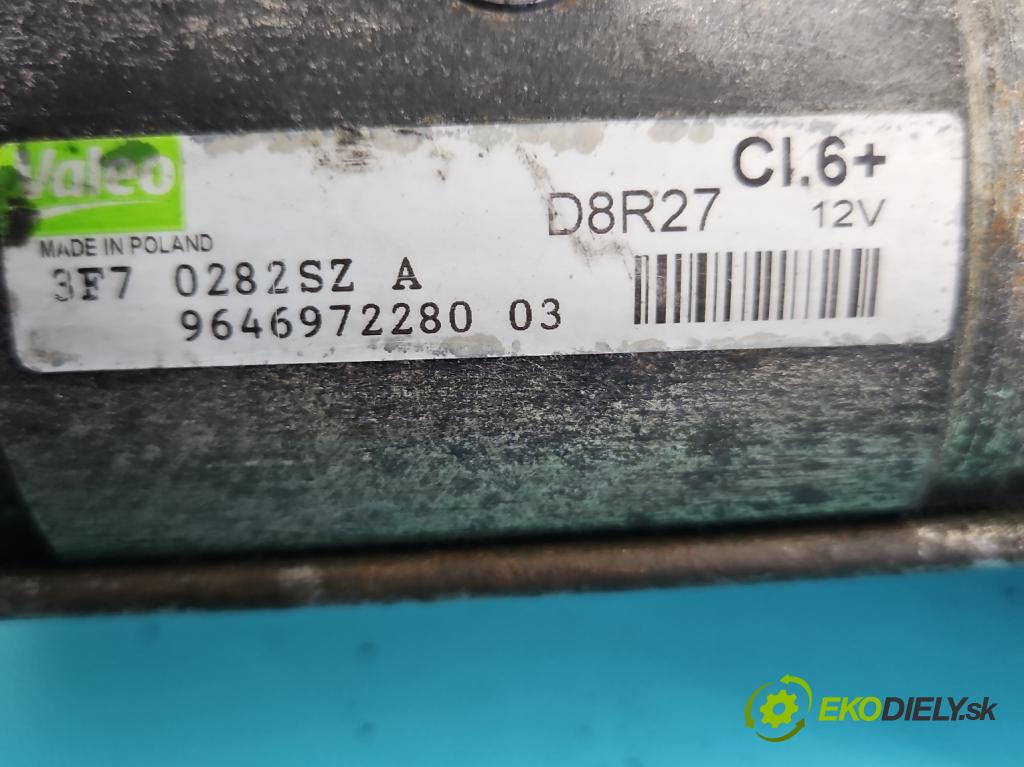 Fiat Scudo II 2006-2016 2.0 jtd 120 HP manual 88 kW 1997 cm3 5- štartér D8R27 (Štartér)