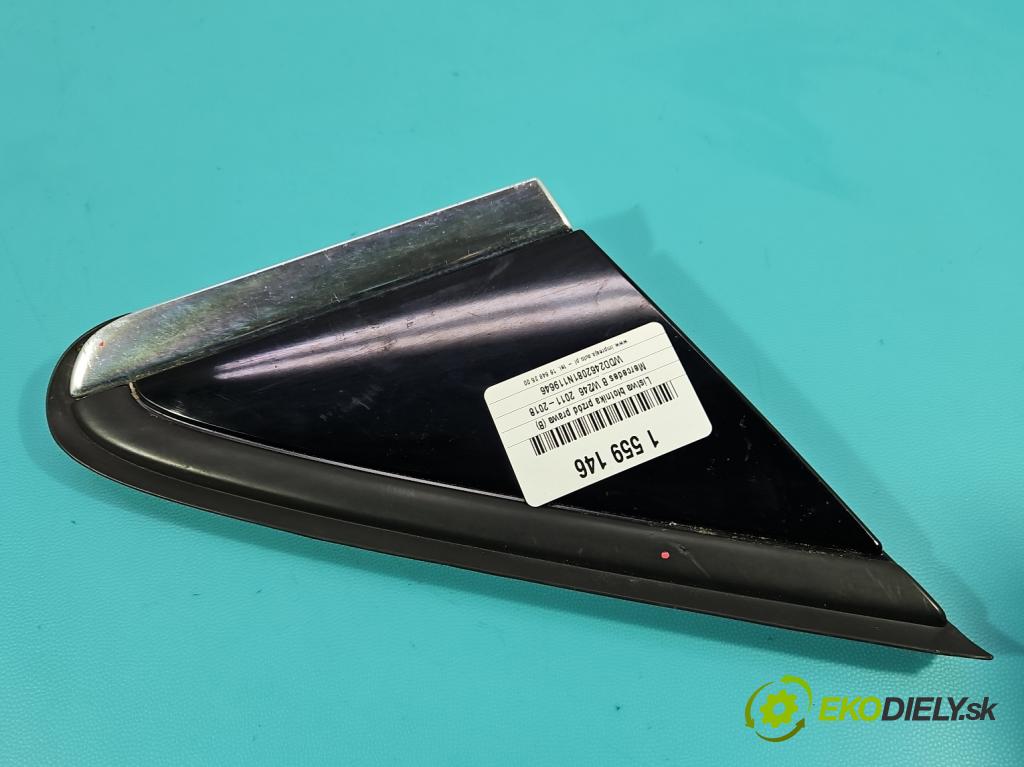 Mercedes B W246  2011-2018 2.1 cdi 136 HP automatic 100 kW 2143 cm3 5- lišta blatník predné pravé A2466900887