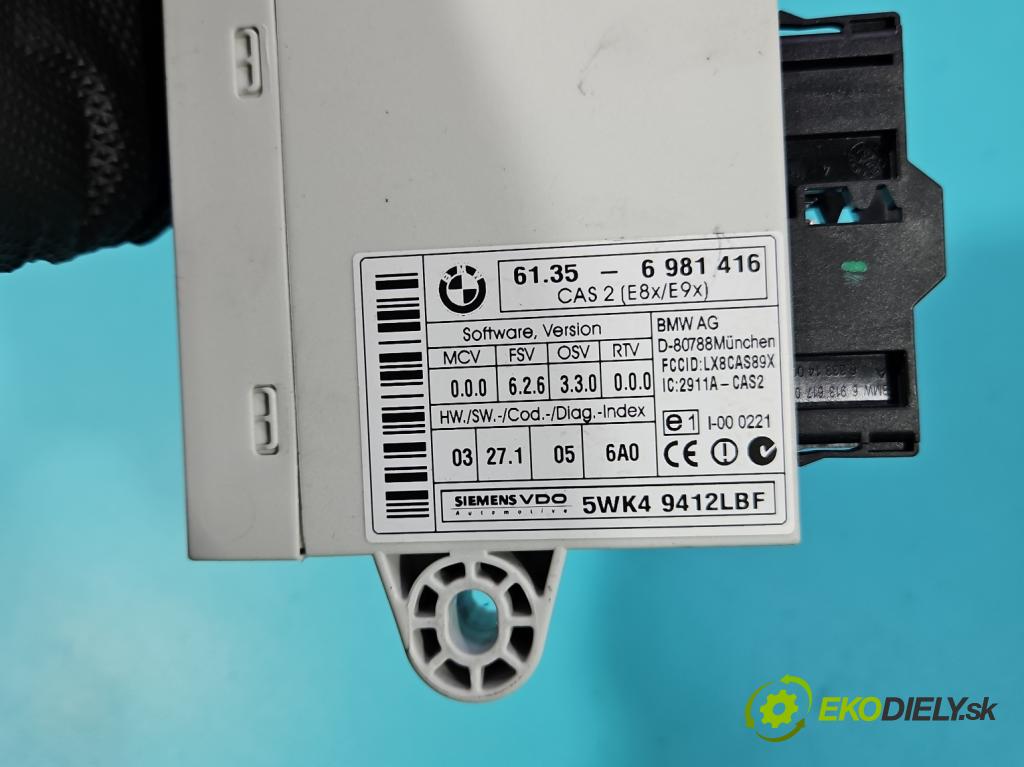 Bmw 3 E90 2005-2013 2.0d M47 163 HP manual 120 kW 1995 cm3 5- riadiaca jednotka motora 0281012754