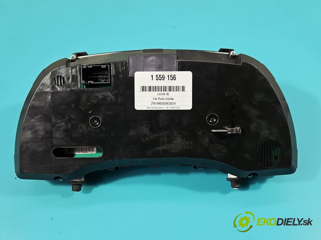 Fiat Punto Grande 1.4 8V 77 HP manual 57 kW 1368 cm3 5- prístrojovka/ budíky 51867549 (Prístrojová doska)