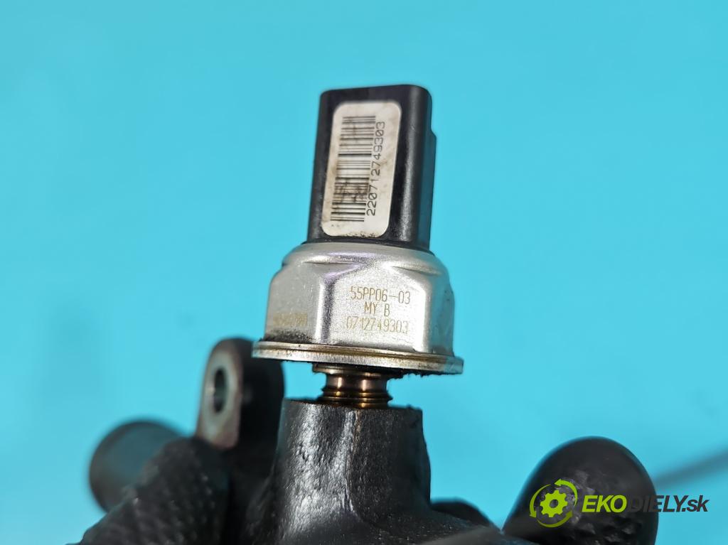 Fiat Scudo II 2006-2016 2.0 jtd 120 hp manual 88 kW 1997 cm3 5- lišta vstřikovací 9681649580 (Vstřikovací lišta)