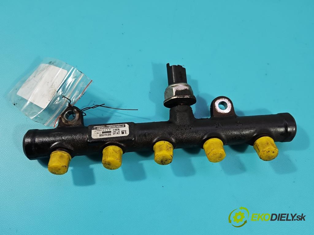 Fiat Scudo II 2006-2016 2.0 jtd 120 hp manual 88 kW 1997 cm3 5- lišta vstřikovací 9681649580 (Vstřikovací lišta)