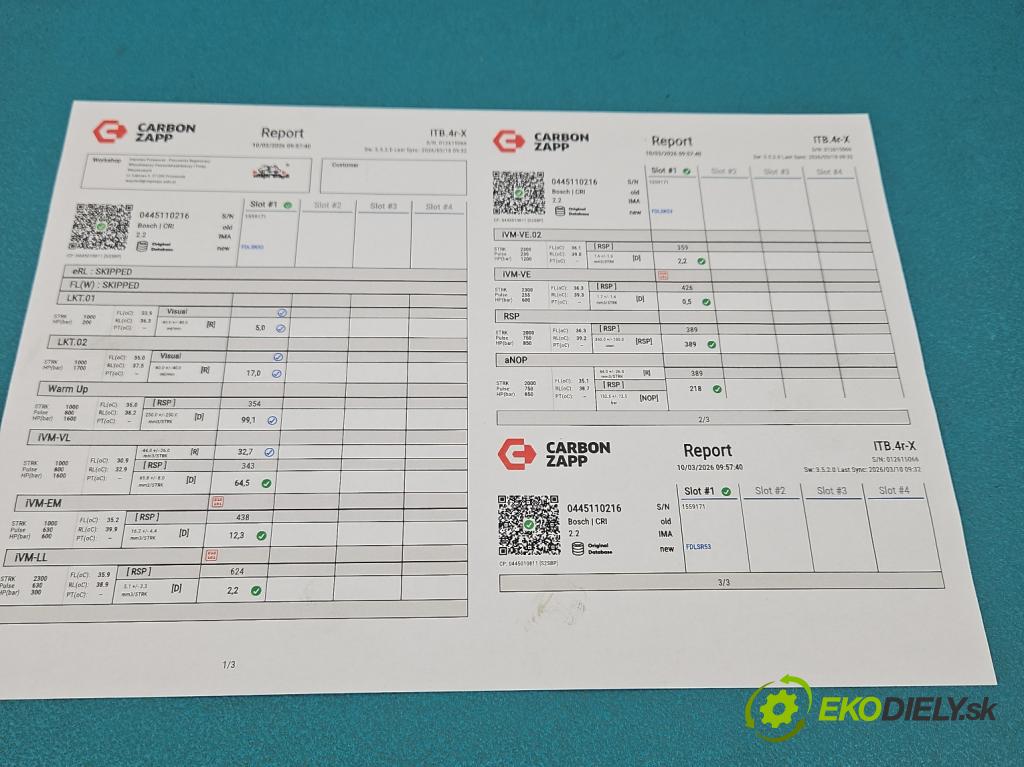 Bmw 3 E90 2005-2013 2.0d M47 163 HP manual 120 kW 1995 cm3 5- vstrek 0445110216 (Vstrekovač paliva)
