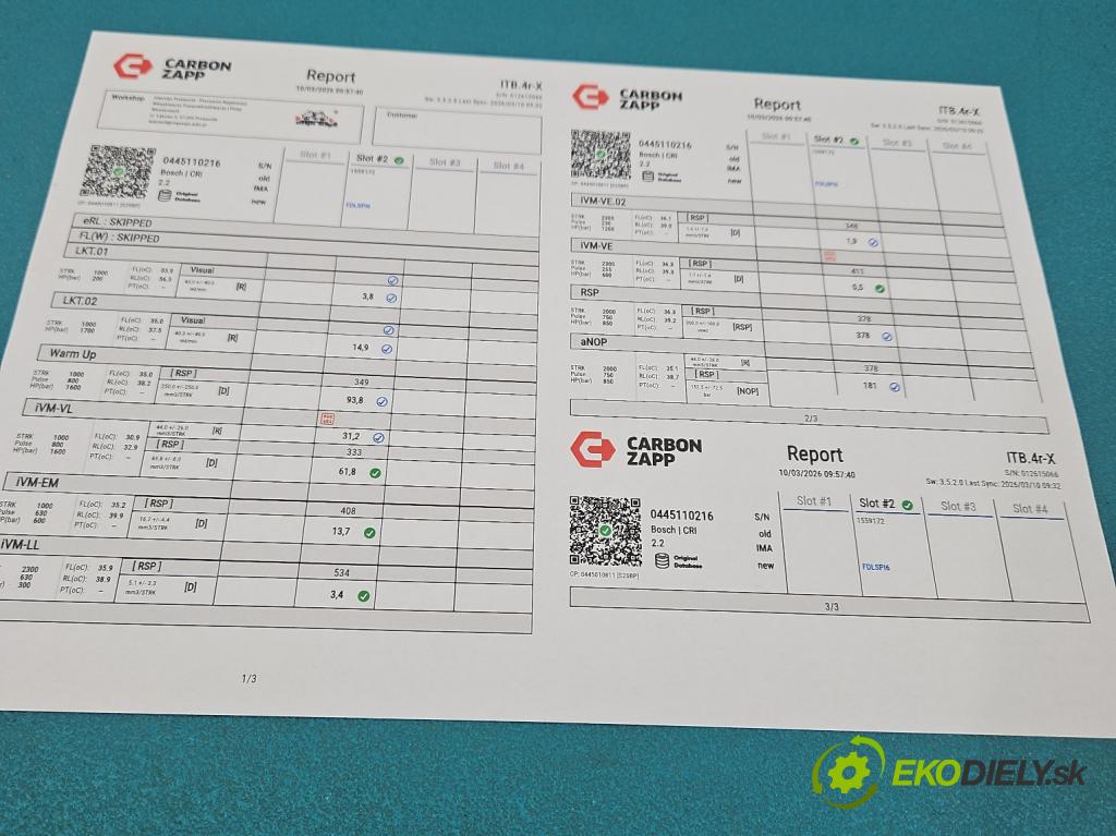 Bmw 3 E90 2005-2013 2.0d M47 163 HP manual 120 kW 1995 cm3 5- vstrek 0445110216 (Vstrekovač paliva)