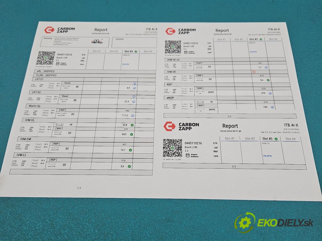 Bmw 3 E90 2005-2013 2.0d M47 163 HP manual 120 kW 1995 cm3 5- vstrek 0445110216 (Vstrekovač paliva)