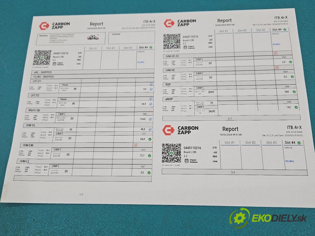 Bmw 3 E90 2005-2013 2.0d M47 163 HP manual 120 kW 1995 cm3 5- vstrek 0445110216 (Vstrekovač paliva)