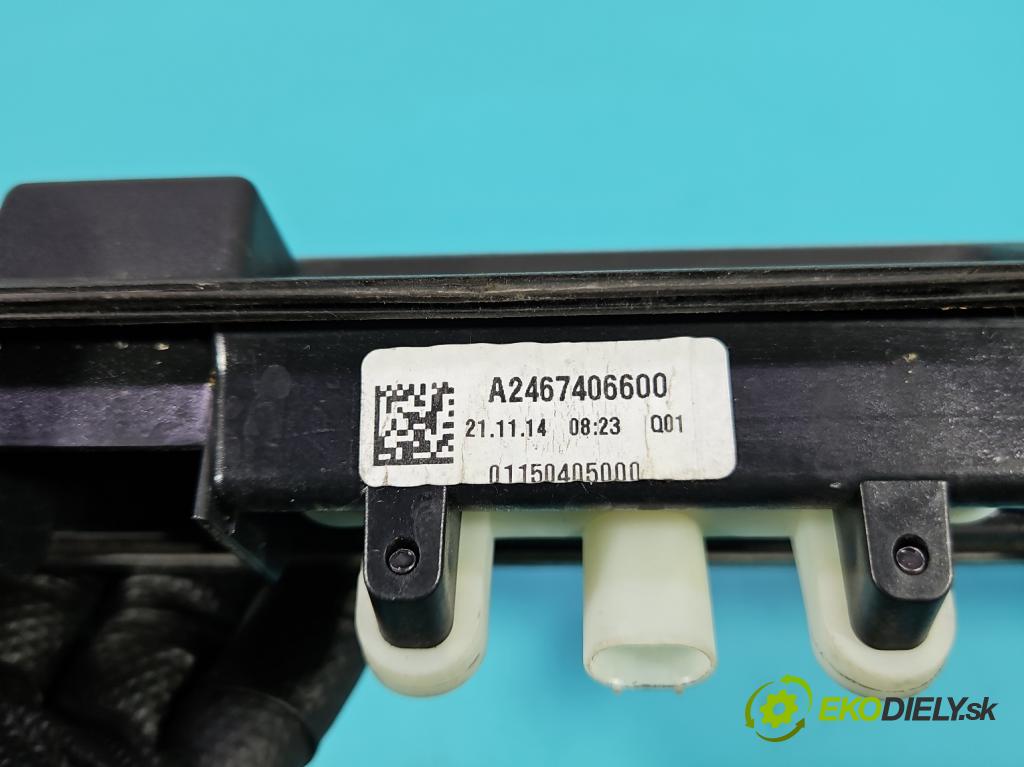 Mercedes B W246  2011-2018 2.1 cdi 136 HP automatic 100 kW 2143 cm3 5- rukoväť kufrové dvere zadné A2467406600