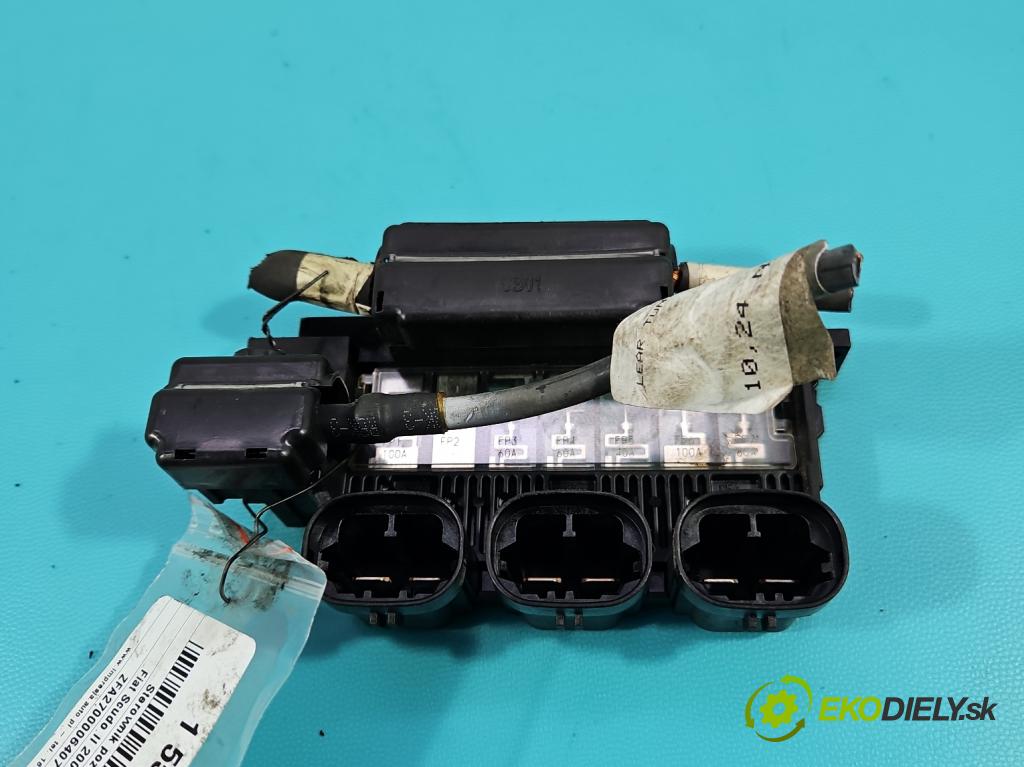 Fiat Scudo II 2006-2016 2.0 jtd 120 hp manual 88 kW 1997 cm3 5- řídící jednotka 1400550780