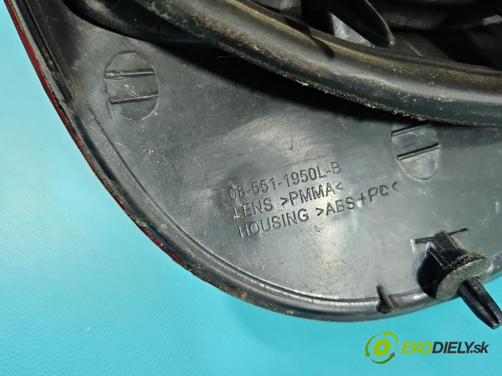 Renault Scenic I 1996-2003 1.6 16V 107 HP manual 79 kW 1598 cm3 5- světlo zadní levé  (Klika dveří ostatní)